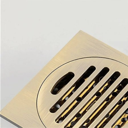 Душевой трап Gappo G81001-4 с решеткой Бронза 