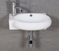 Раковина подвесная CeramaLux 9100R Белая