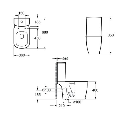 Унитаз-компакт Grossman Comfort GR-N3013 