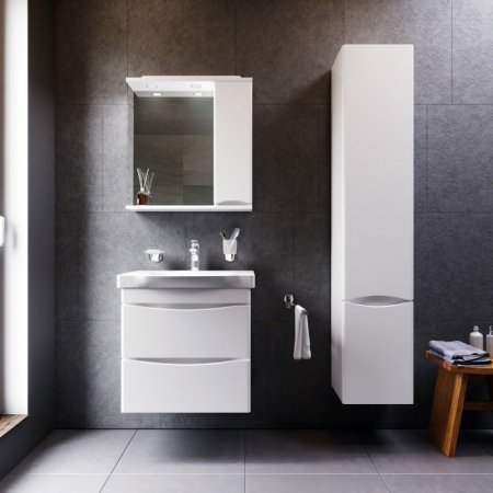 Зеркало со шкафом AM.PM Like 65 R M80MPR0651WG с подсветкой Белый 