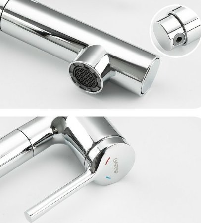 Смеситель для раковины Gappo G1052-70 Хром 