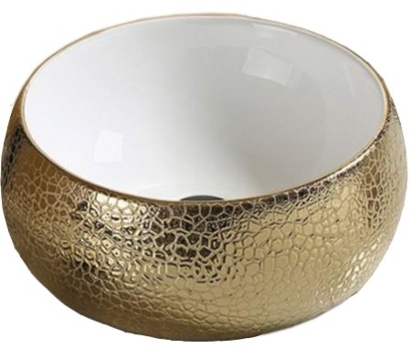Раковина CeramaLux 40 С1063 Золотая 
