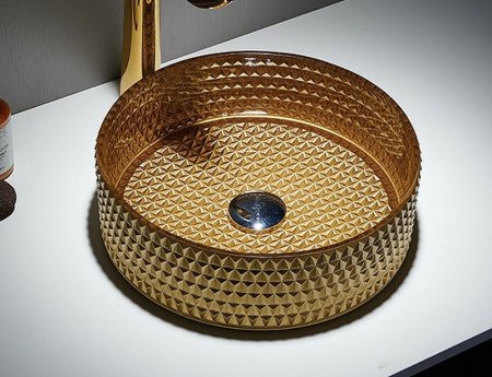 Раковина-чаша CeramaLux 36 GL05 Золото 