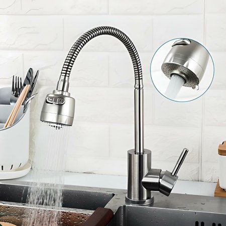 Смеситель для кухни Frap H899 F44899-1 Сатин 