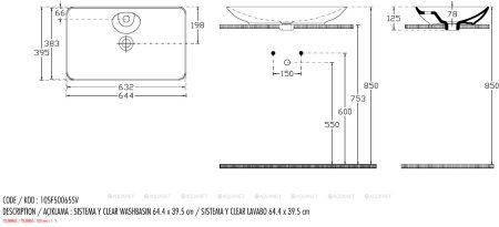 Раковина-чаша Allen Brau Fantasy 65 4.11017.20 Белая 