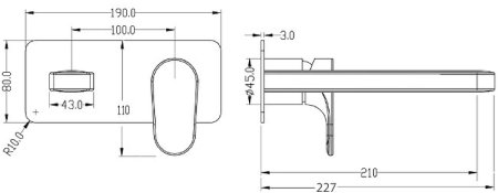 Смеситель для раковины Boheme Spectre 455-MW Белый матовый 