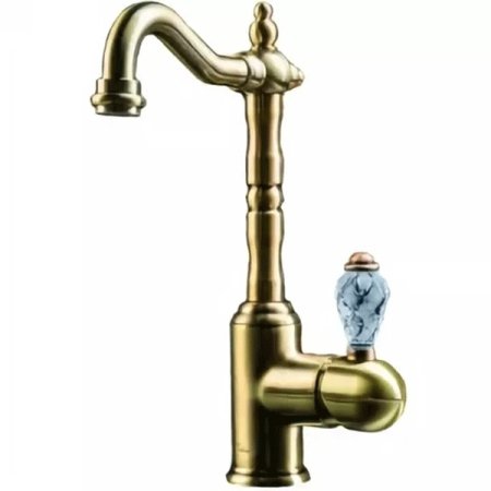 Смеситель для раковины Boheme Crystal 302-CRST Бронза 