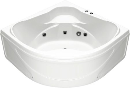 Акриловая ванна Bas Хатива 143x143 см с гидромассажем 