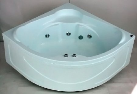 Акриловая ванна Bas Хатива 143x143 см с гидромассажем 