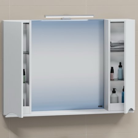 Зеркало-шкаф СаНта Сатурн 100 свет 