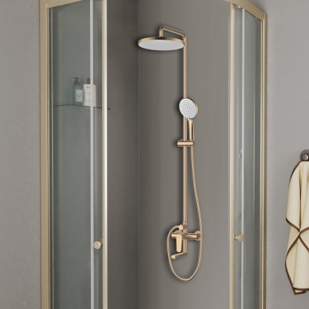 Душевая система D&K Bayern.München матовое золото (DA1563707B18) 