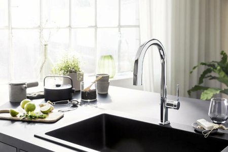 Смеситель для кухни Hansgrohe Aqittura M91 76803000 Хром 