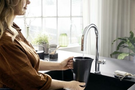 Смеситель для кухни Hansgrohe Aqittura M91 76803000 Хром 