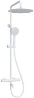 Душевая система WasserKRAFT A188.161.155.WM Thermo с термостатом Белый матовый