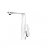 Смеситель для кухни Landberg LB-5005CW Хром / Белый  Смеситель для кухни Landberg LB-5005CW Хром / Белый