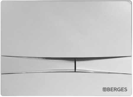 Клавиша смыва Berges Novum F3 040053 Хром 