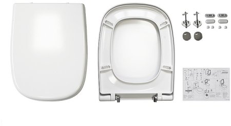 Унитаз-компакт Sanita Luxe Infinity mono SL DM INFSLCC01040822 с бачком и сиденьем Микролифт 