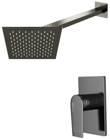 Душевая система WasserKRAFT А84182 Оружейная сталь 