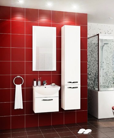 Тумба под раковину Aquaton Ария 50 1A140301AA010 подвесная Белая 