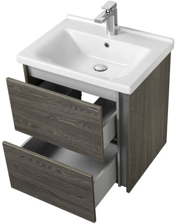 Тумба под раковину Aquaton Стоун 60 1A231401SXC80 подвесная Грецкий орех 