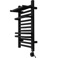 Полотенцесушитель электрический GROIS Revatti GR-019 40х65 П14 черный