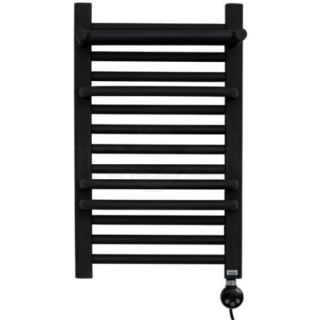 Полотенцесушитель электрический GROIS Revatti GR-019 40х65 П14 черный 