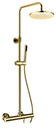 Душевая система с термостатом AltroBagno Costanza 0302 Or золото 