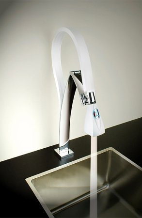 Смеситель для кухни Paini Hybrid HKCR557BYIKKM Белый Хром 