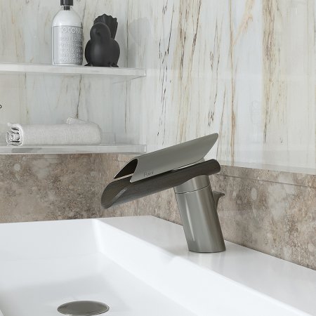 Смеситель для раковины Paini Morgana 73PW211LZ Никель Коричневый 