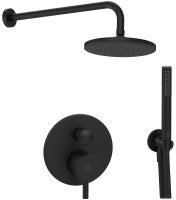 Душевая система Ideal Standard Ceraline BD192XG Черная матовая