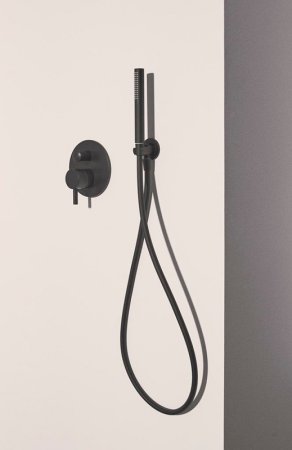 Душевая система Ideal Standard Ceraline BD192XG Черная матовая 