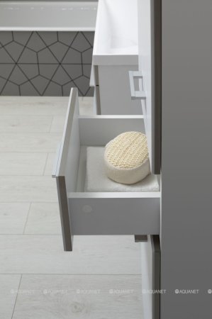 Шкаф-пенал для ванной Aquanet Верона белый 