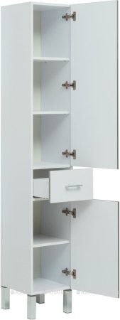 Шкаф-пенал для ванной Aquanet Верона белый 