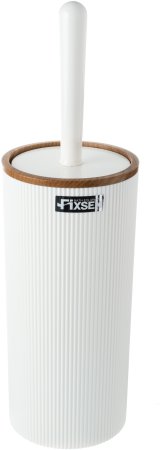 Ершик FIXSEN WHITE BOOM FX-412-5, белый/коричневый 