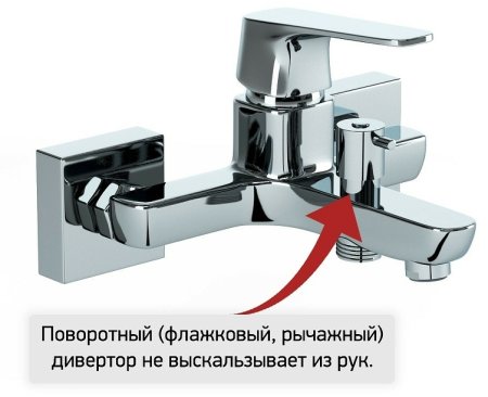 Смеситель для ванны Paini Bari RTCR111 Хром 