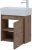 Тумба с раковиной Aquanet Nova Lite 50 дуб рустикальный (с дверецей) 