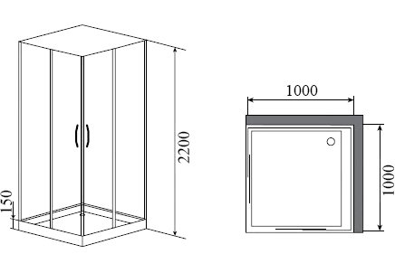 Душевая кабина Timo Nura H-516 