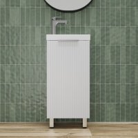 Тумба напольная Style Line "СОЛО" универсальная (Como 40) Белый Софт