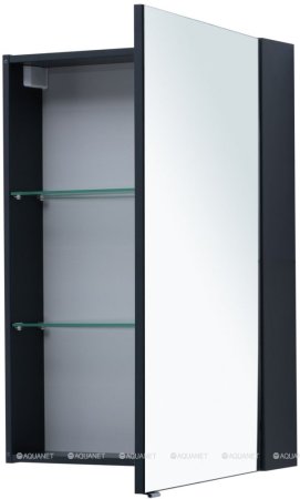 Зеркальный шкаф Aquanet Алвита New 60 Антрацит 