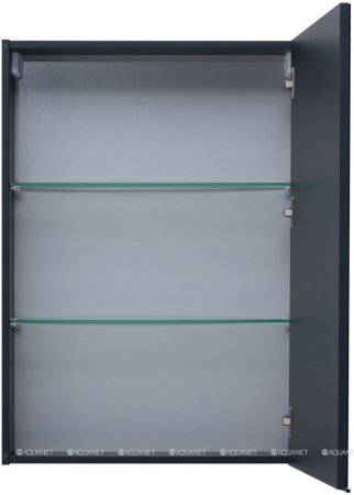 Зеркальный шкаф Aquanet Алвита New 60 Антрацит 