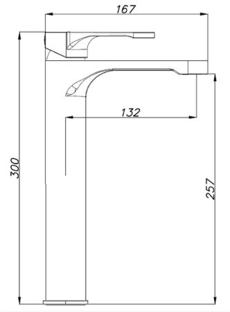 Смеситель для раковины Azario Viano AZ-15834551 Хром 