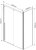 Душевой уголок Vincea Lugano 130х90 VSR-1L9013CLB-1 профиль Черный стекло прозрачное 