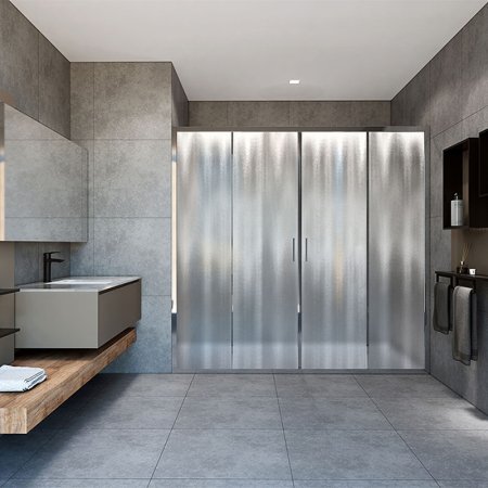 Душевая дверь Vincea Garda 170 VDS-1G2170CH профиль Хром стекло шиншилла 