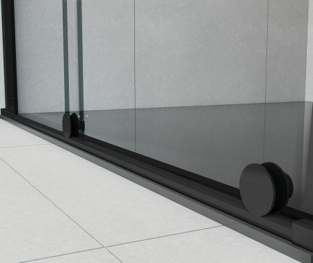 Душевой уголок Vincea Arno 120х90 VSR-1A9012CLB профиль Черный стекло прозрачное 