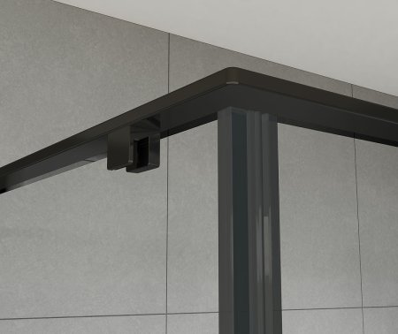 Душевой уголок Vincea Arno 120х90 VSR-1A9012CLB профиль Черный стекло прозрачное 