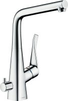 Смеситель Hansgrohe Metris M71 14888000 для кухонной мойки, хром