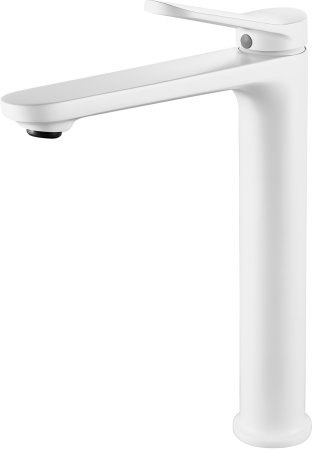 Смеситель для раковины высокий Shevanik S4311C, белый 
