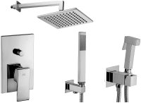 Душевая система Paffoni Elle KITZEL015CR/MKING с гигиеническим душем Хром
