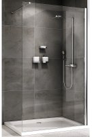 Душевая перегородка Abber Immer Offen 120 AG61120 профиль Хром стекло прозрачное