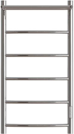 Электрический полотенцесушитель Point Афина PN04848P П5 400x800 с полкой, диммер справа Хром 